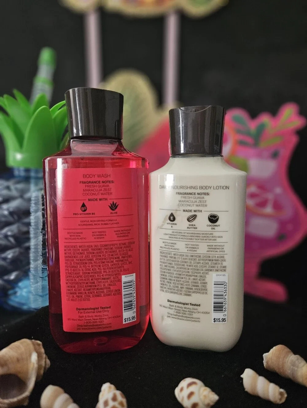 NWT Bath & Body Works Viva Brazil Body Care Set - Red, Multi